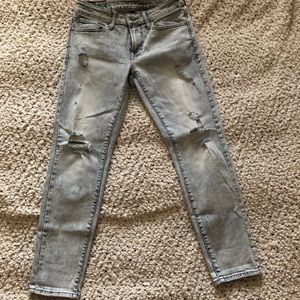 American Eagle 28x28 Acid Wash Skinny Jeans